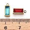 304 Stainless Steel Glass Charms STAS-N110-20G-3