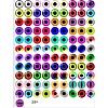 Printed Transparent Glass Cabochons GL-CBAA22A-15-2