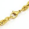 Fashionable 304 Stainless Steel Rope Chain Bracelet Making STAS-A028-B054-3