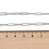 Non-Tarnish Unisex 304 Stainless Steel Paperclip Chain Necklaces NJEW-H215-04P-2