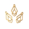 201 Stainless Steel Pendants STAS-I199-A06-G-2