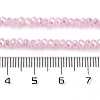 Baking Electroplate Glass Beads Strands DGLA-A039-J4mm-B16-4