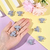 8Pcs Food Grade Eco-Friendly Silicone Focal Beads SIL-YW0001-82-5