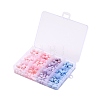 240Pcs 12 Style Opaque Acrylic Beads MACR-FS0001-05-4