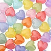 300Pcs 10 Colors Imitation Jelly Acrylic Beads MACR-CJ0001-31-4