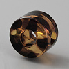 Leopard Print Acrylic European Beads MACR-FZC0001-02C-1