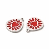 304 Stainless Steel Enamel Pendants STAS-F291-04P-01-2