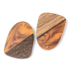 Resin & Walnut Wood Pendants RESI-S389-042A-A01-2