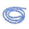 Transparent Electroplate Glass Beads Strands EGLA-F156-AB07-2
