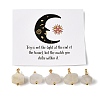 Natural White Moonstone Pendants GG-CBACE45-01G-04-1