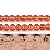 Baking Paint Glass Beads Strands X-DGLA-Q023-6mm-DB28-4