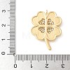 Brass Micro Pave Cubic Zirconia Pendants KK-U053-25G-03-3