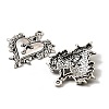 Gothic Tibetan Style Alloy Pendants TIBEP-K001-02A-AS-2