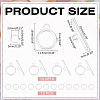 12Pcs Eco-friendly Brass Toggle Clasps KK-ME0002-30-2