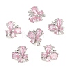 SHEGRACE Butterfly Brass Micro Pave Cubic Zirconia Spacer Bars XGRQ5K343-825P-A-1