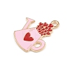 Valentine's Day Alloy Enamel Pendants ENAM-I084-01KCG-11-2