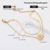 European 304 Staniless Steel 2-Strand Bracelets for Women DH6908-6-1