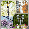 2 Bags Iron Outdoor Lamp Post Cross Arm Ladder Stand FIND-PH0061-76EB-5