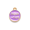 Alloy Enamel Pendants ENAM-S124-01B-01J-3