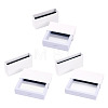 3 Bags 3 Styles Square Transparent PE Thin Film Suspension Jewelry Display Box CON-TA0001-38G-1
