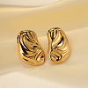 304 Stainless Steel Stud Earrings WG869EB-01-4