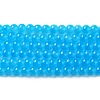 Baking Paint Imitation Jade Glass Round Bead Strands LS-DGLA-Q021-4mm-13-3