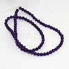 Natural Gemstone Amethyst Round Beads Z0SYS012-2