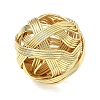Round Brass Beads KK-I476-18G-1