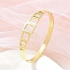 Ion Plating(IP) 304 Stainless Steel Hinged Bangles for Women BJEW-A011-17G-1