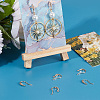 10Pcs Brass Earring Hooks KK-BBC0004-55-4