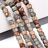 Natural Shoushan Stone Beads Strands G-Q616-02A-04-1