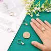 20Pcs 2 Colors Adjustable Brass Rings Findings DIY-CA0005-56-4