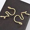 Brass Cuff Earrings for Women EJEW-A167-11G-3