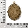 Zinc Alloy Pendant Settings for Cabochon & Rhinestone X-PALLOY-A15257-AB-FF-3