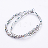 Electroplate Glass Faceted Rondelle Beads Strands LS-EGLA-D020-3x2mm-15-2