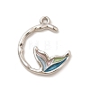 Alloy Enamel Pendants PALLOY-D330-01P-1