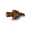 Natural Tiger Eye Mushroom Pendants G-D311-02AB-11-2