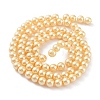 Baking Painted Pearlized Glass Pearl Round Bead Strands HY-Q330-8mm-61-5