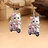 Acrylic Dangle Earrings FS-WG257D2-01-1