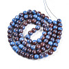 Baking Painted Glass Beads Strands DGLA-N003-10mm-C10-3