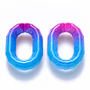 Two Tone Opaque Acrylic Linking Rings X-OACR-S036-008A-M-2