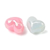 UV Plating Opaque Acrylic Beads OACR-G058-16C-2
