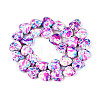 Spray Painted Synthetic Turquoise Beads Strands G-N352-28A-02-2