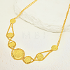 Vintage Embossed Coin Bib Necklaces for Daily HI9212-1