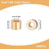 100Pcs Brass Spacer Beads KK-BBC0003-07-2