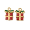 304 Stainless Steel Enamel Pendants STAS-L300-012G-43-1