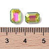 Glass Rhinestone Cabochons RGLA-L029-03B-VRLA-3