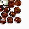 Glass Pointed Back Rhinestone Cabochons RGLA-A003-18x7mm-220-1