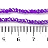 Baking Electroplate Glass Beads Strands DGLA-A039-J2MM-B05-4