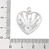 Rack Plating Brass Clear Cubic Zirconia Pendants KK-M293-15P-3